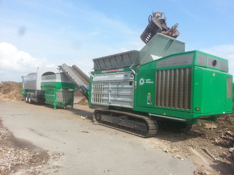 Shredder Komptech Crambo Direct groen